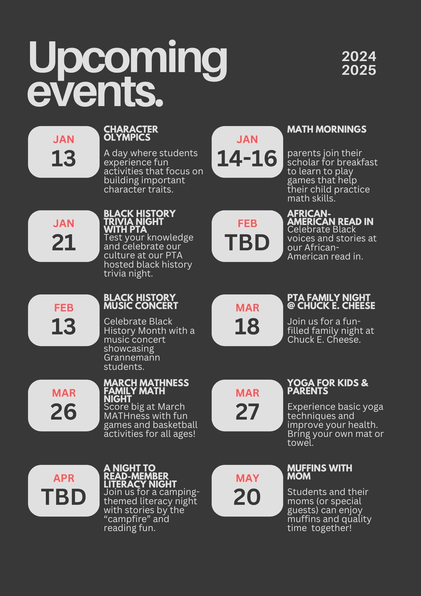  Events